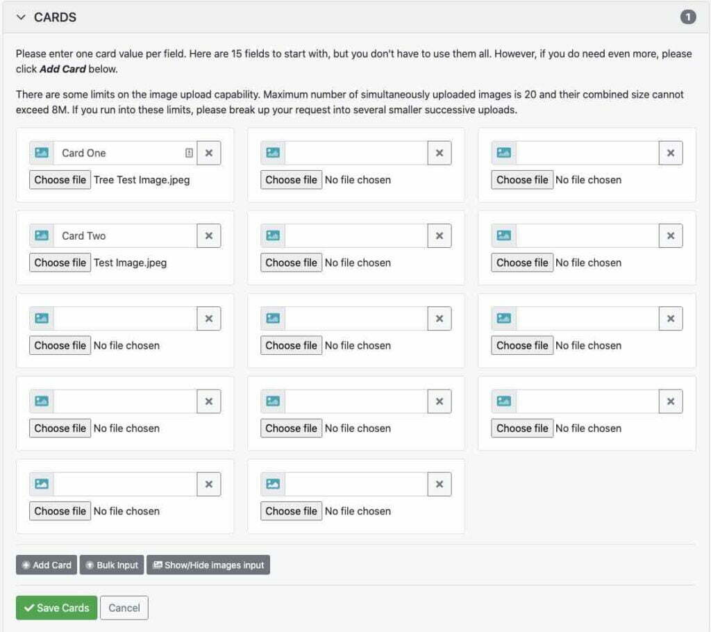 usertesting cardsorting