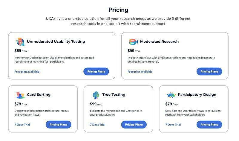 uxarmy pricing