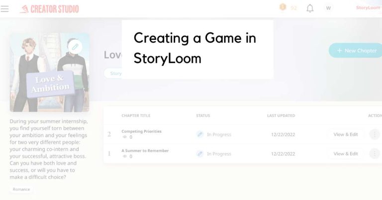 StoryLoom Review: My Experience Creating A Game