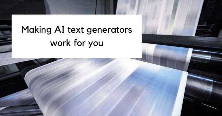 Writing Stories with AI: Making AI text generators work for you