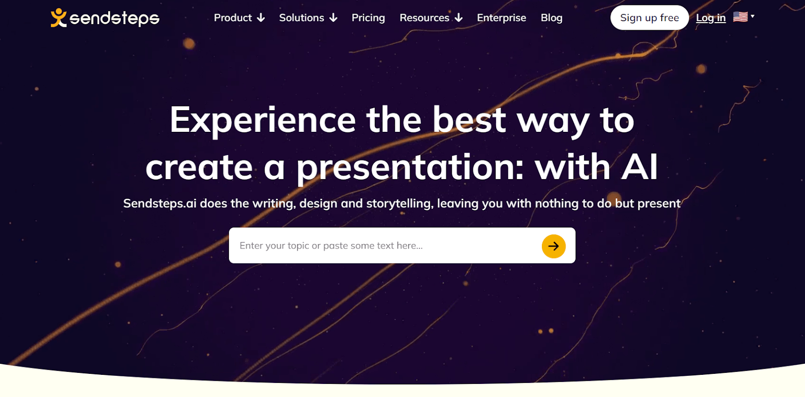 sendsteps website - experience the best way to create a presentation