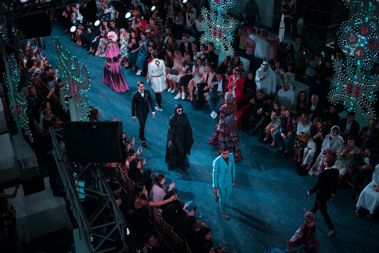 people fashion show on stage