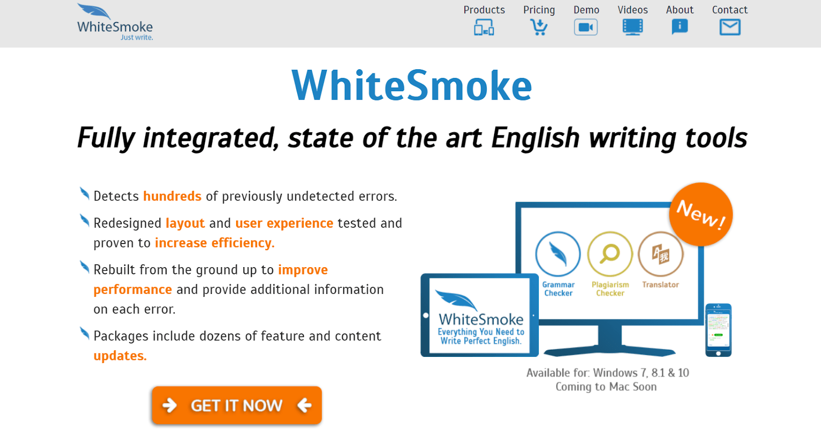 whitesmoke website - english grammar checker software
