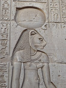 Engraving of Sekhmet