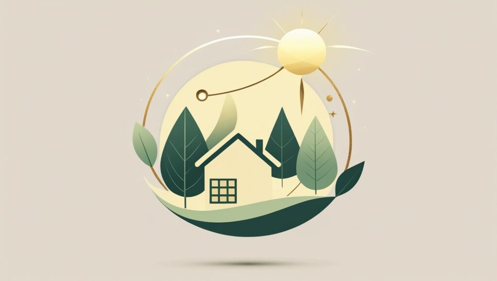 An illustration representing environmental wellness.