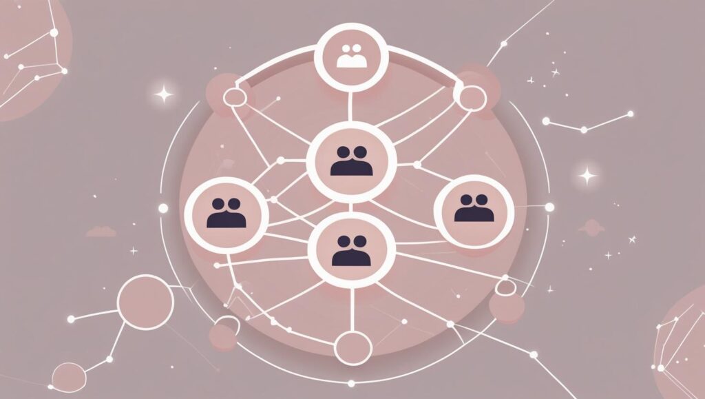 An illustration representing social wellness.