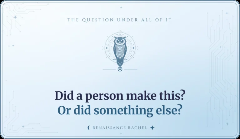 What Is the Human Renaissance? My Answer, Rather Than a Forecast.